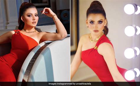 We Can't Take Our Eyes Off Urvashi Rautela In A Gorgeous Red 